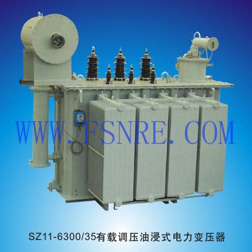 SZ11-6300/35 oil-immersed power transformer with on-load voltage regulation